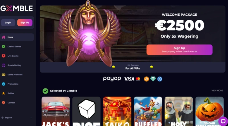 Gxmble Homepage